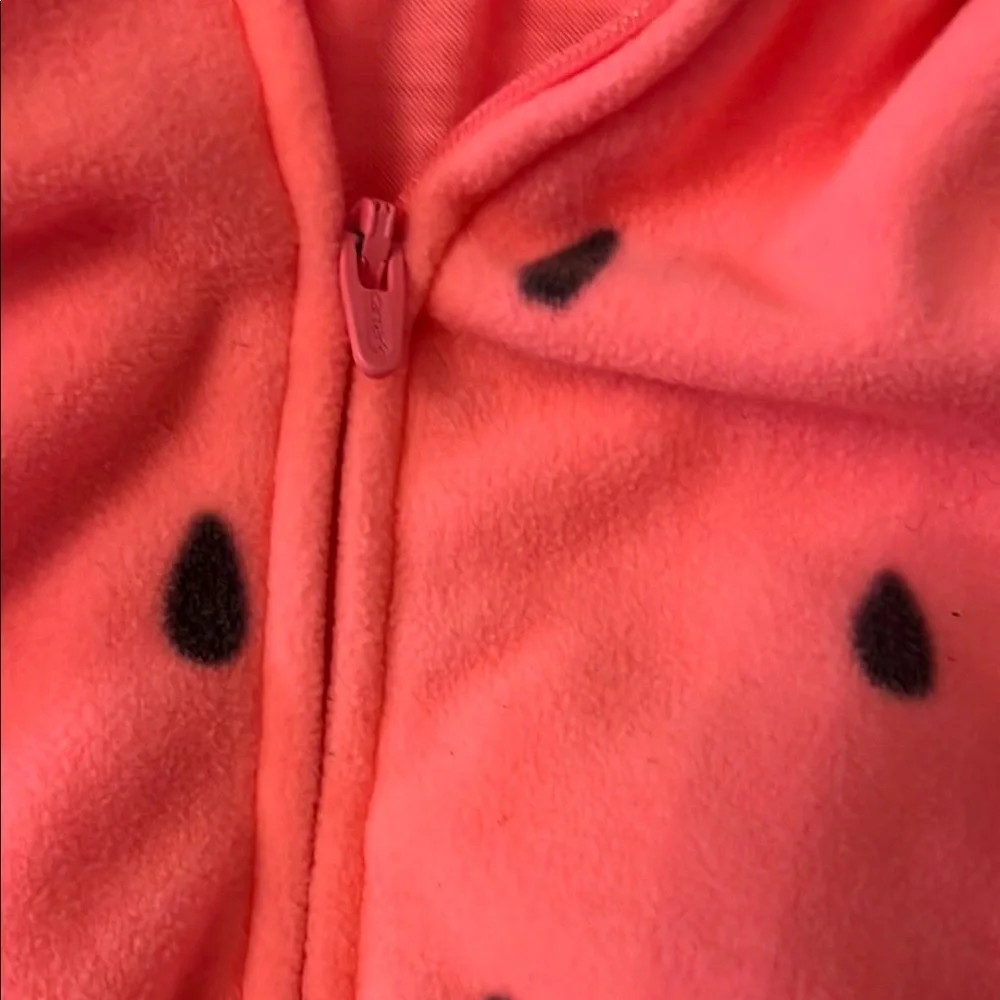 Carter's Pink Strawberry Hooded Costume Vest - Picture 4 of 5